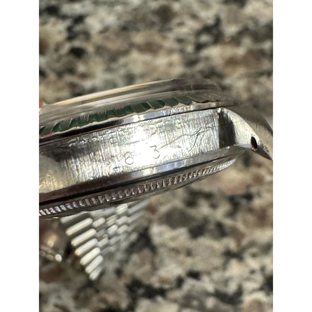Rolex Datejust 36mm 1603 1988 Hashed Engine Turn Bezel Jubilee Band Blue Dial - Picture 11 of 11